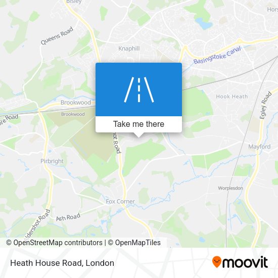 Heath House Road map