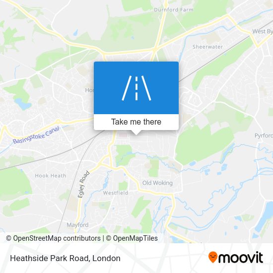 Heathside Park Road map