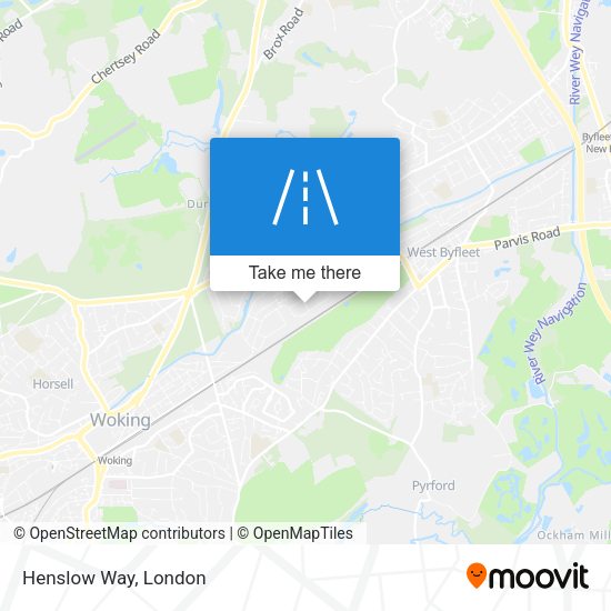 Henslow Way map