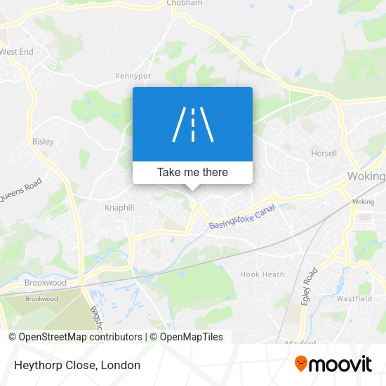 Heythorp Close map