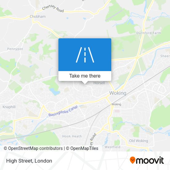 High Street map