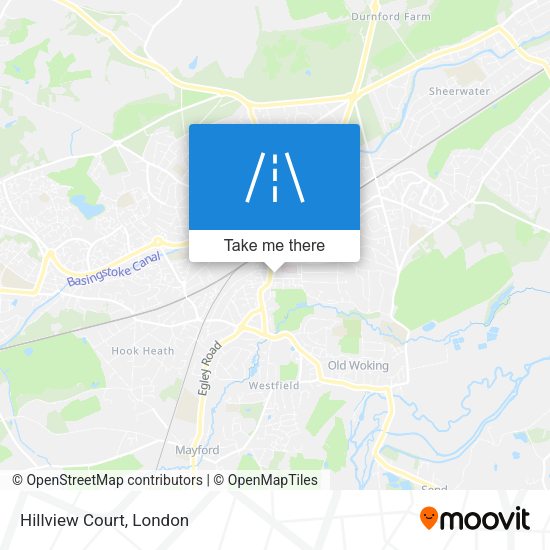 Hillview Court map