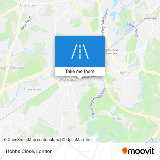 Hobbs Close map