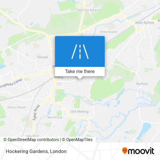 Hockering Gardens map