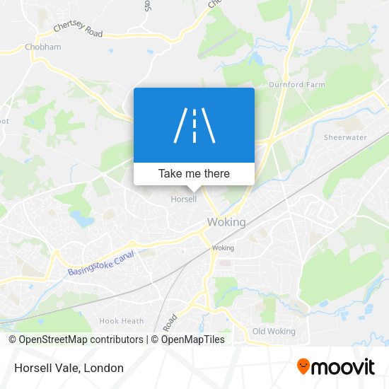 Horsell Vale map