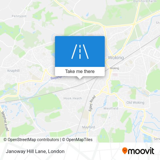 Janoway Hill Lane map