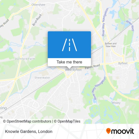 Knowle Gardens map