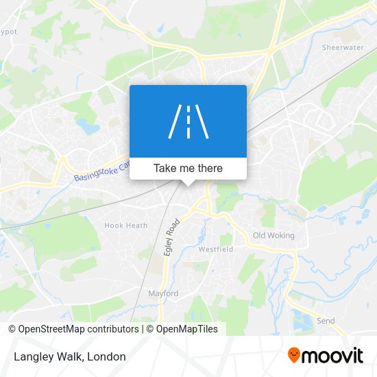 Langley Walk map