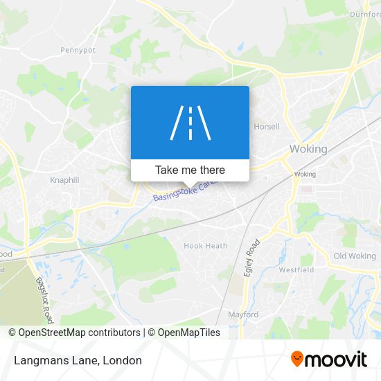 Langmans Lane map