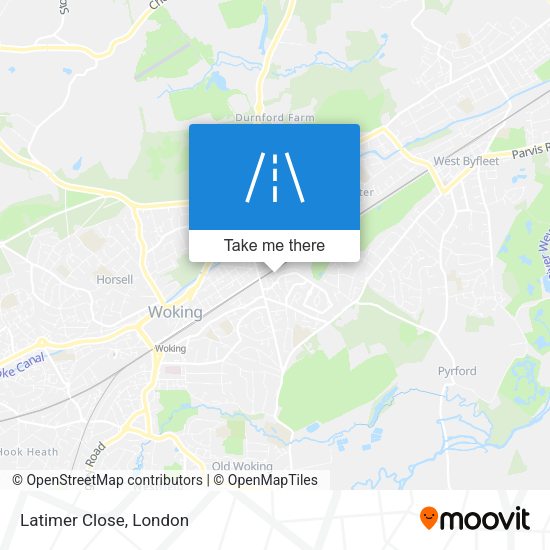 Latimer Close map