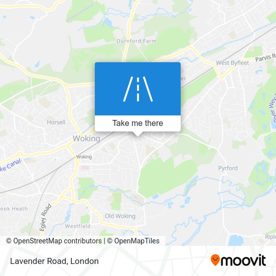 Lavender Road map