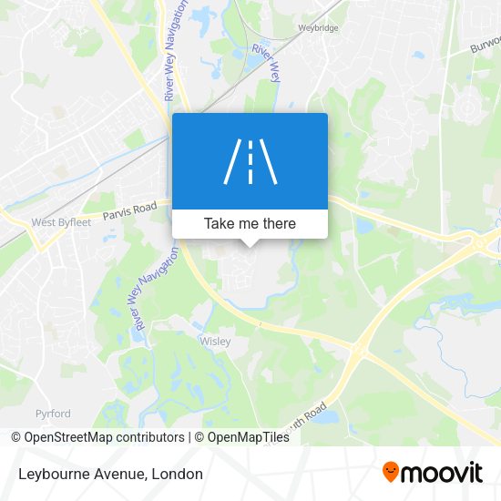 Leybourne Avenue map