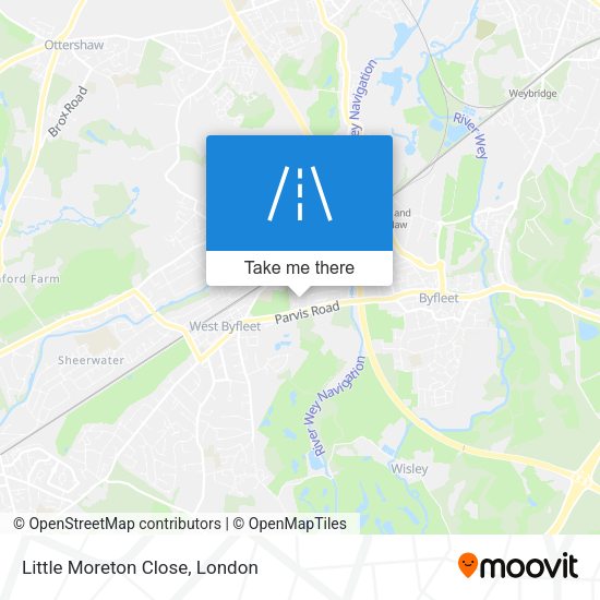 Little Moreton Close map