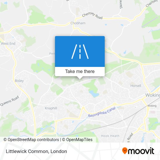 Littlewick Common map