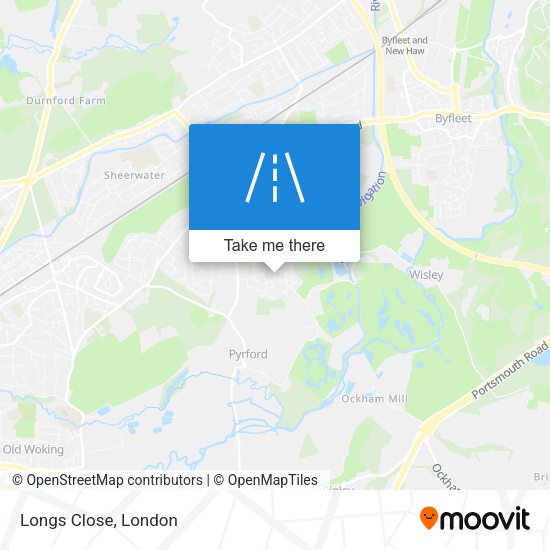 Longs Close map