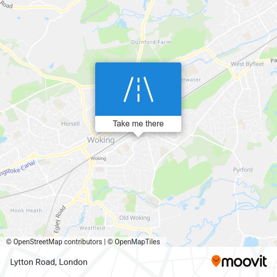 Lytton Road map