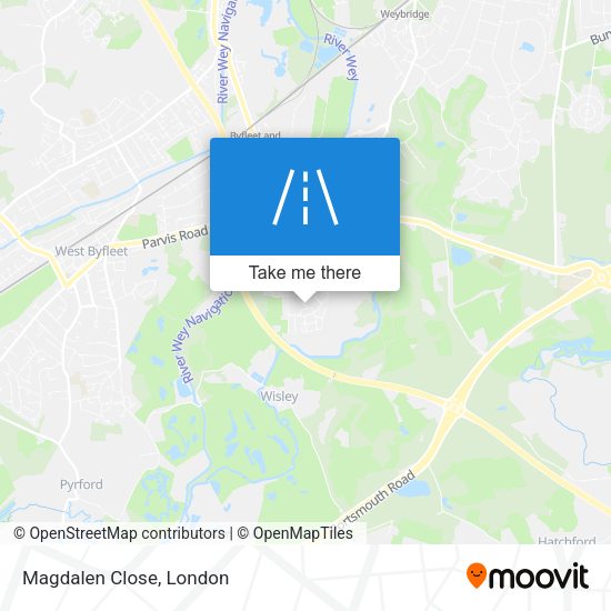 Magdalen Close map