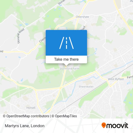 Martyrs Lane map