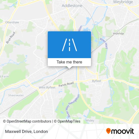 Maxwell Drive map