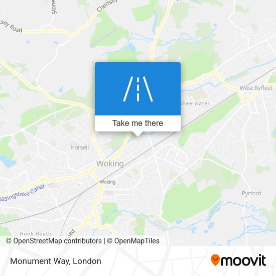 Monument Way map