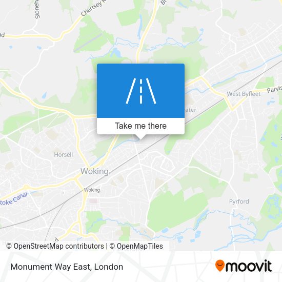 Monument Way East map