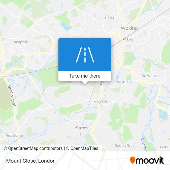 Mount Close map