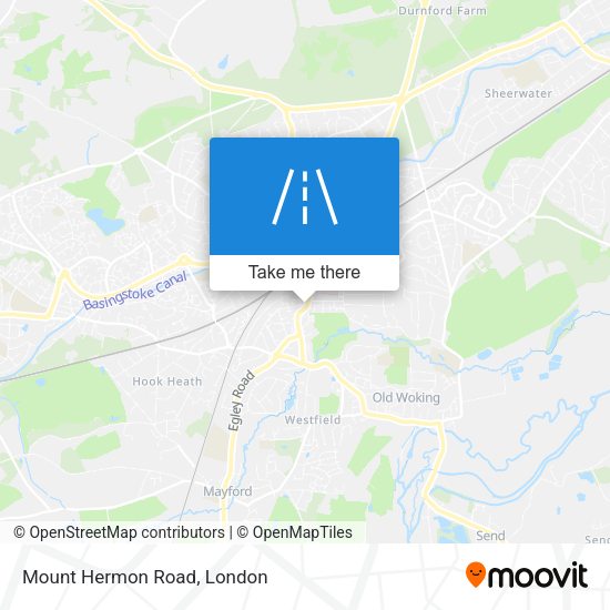 Mount Hermon Road map