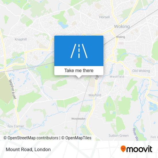 Mount Road map