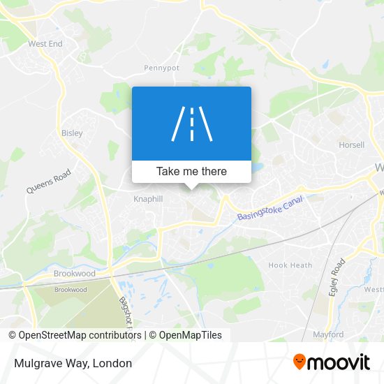 Mulgrave Way map