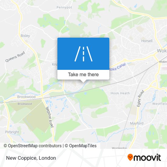 New Coppice map