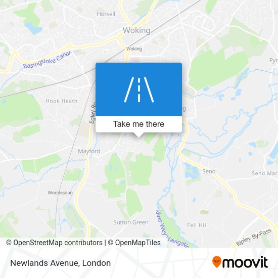 Newlands Avenue map