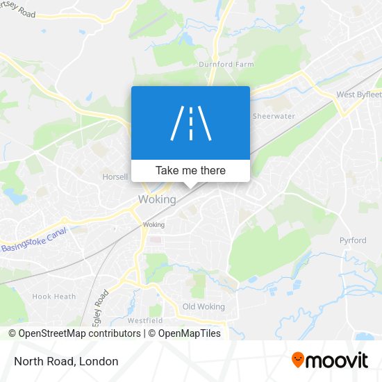 North Road map