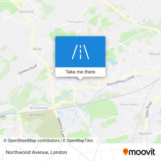 Northwood Avenue map