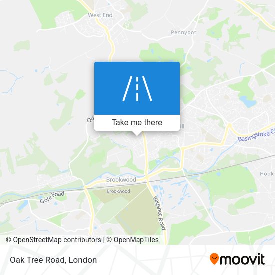 Oak Tree Road map