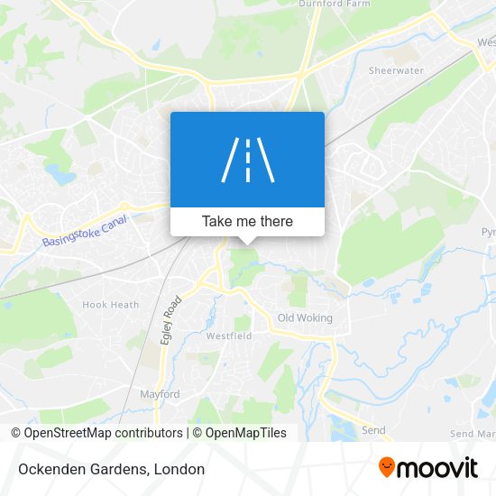 Ockenden Gardens map