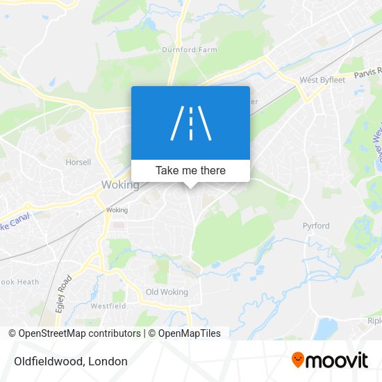 Oldfieldwood map