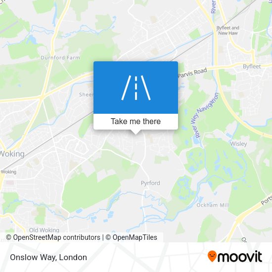 Onslow Way map