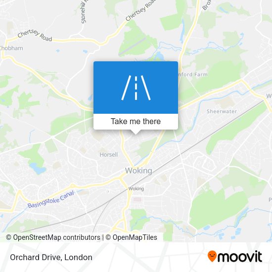 Orchard Drive map
