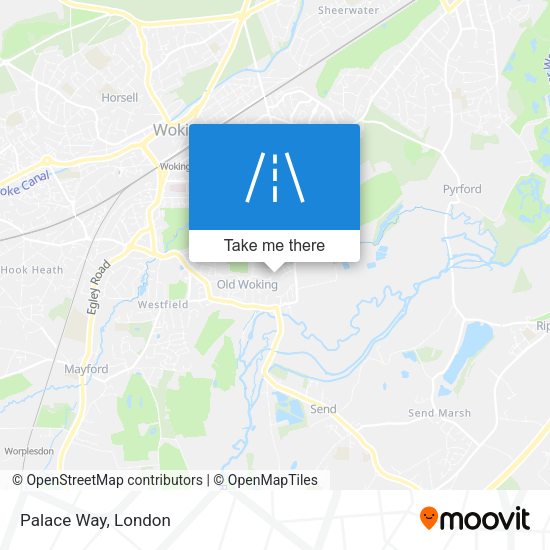 Palace Way map
