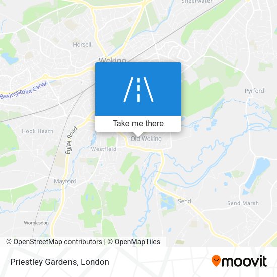 Priestley Gardens map