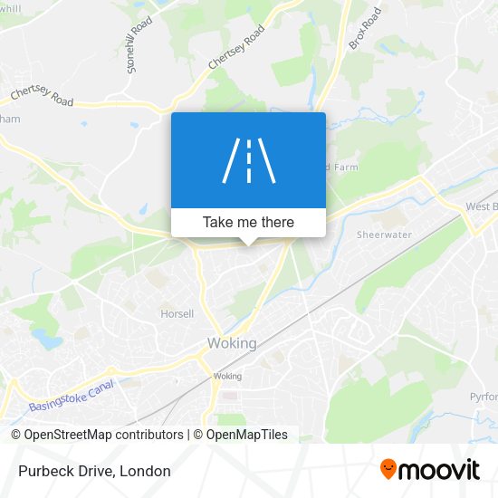 Purbeck Drive map