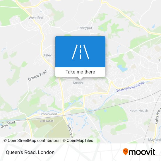 Queen's Road map