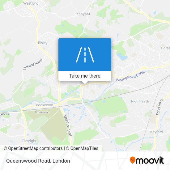 Queenswood Road map