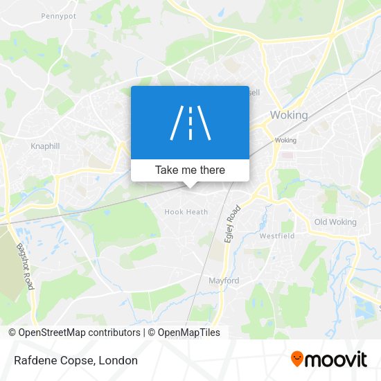 Rafdene Copse map