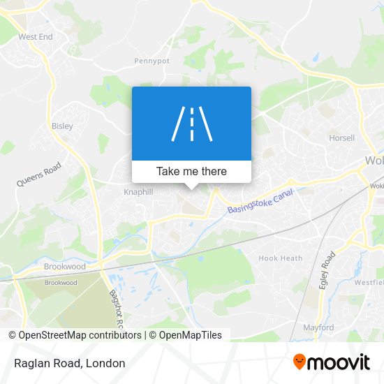 Raglan Road map