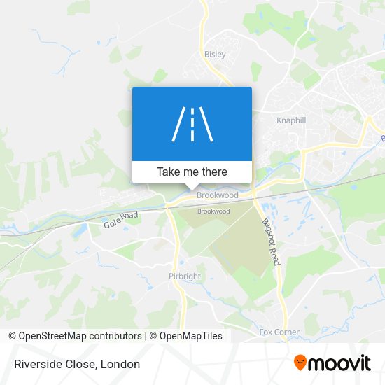 Riverside Close map