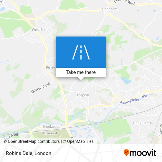 Robins Dale map