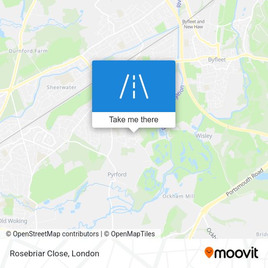 Rosebriar Close map