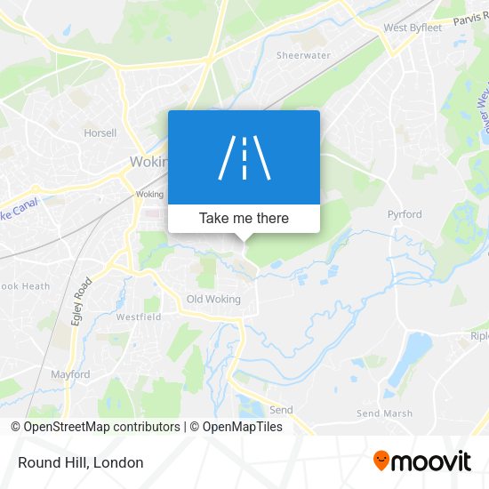 Round Hill map