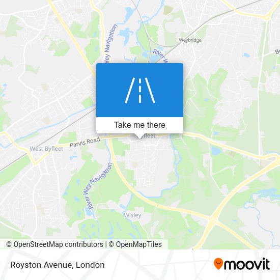Royston Avenue map